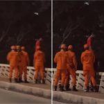 Resgatado em viaduto, homem é identificado como suspeito de roubo contra PM