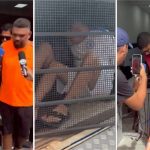 Vídeo mostra momento em que presos em operação por brutal homicídio deixam delegacia; assista