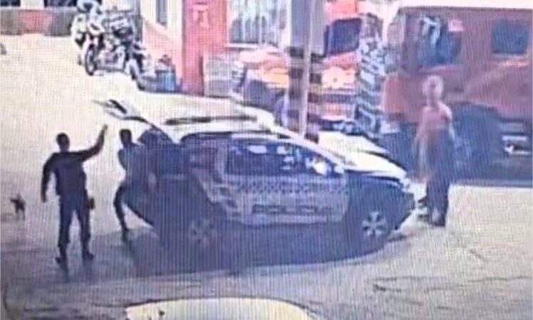 Bombeiros militares prendem em flagrante homem que invadiu batalhão em Sinop; vídeo