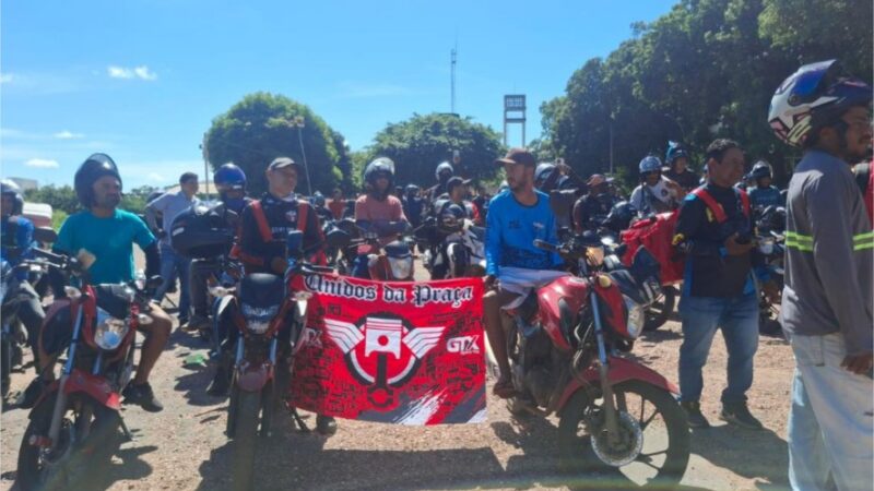 Entregadores e motoristas de app protestam em Cuiabá; ‘não queremos ser taxados’