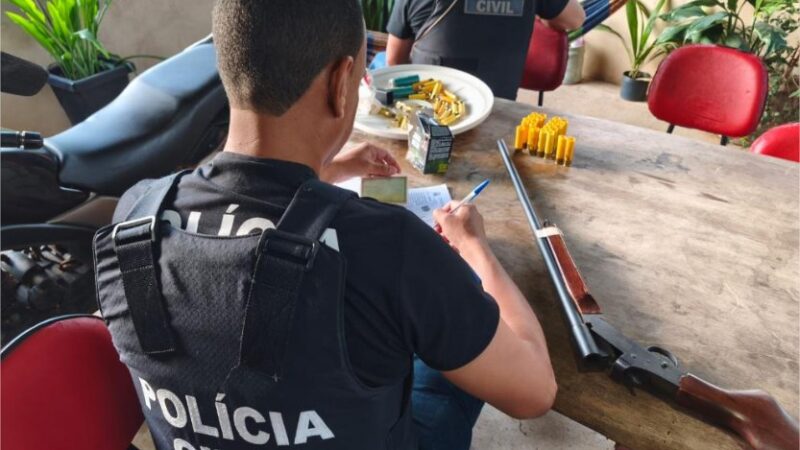 Idoso atira contra vizinhos e acaba preso