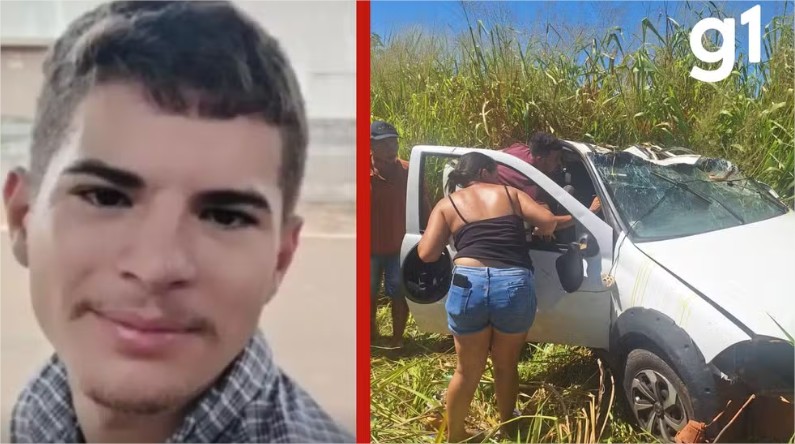 Jovem desaparecido por 3 dias após ficar preso em carro capotado foi achado por ‘curioso’ que seguiu rastro na pista em MT