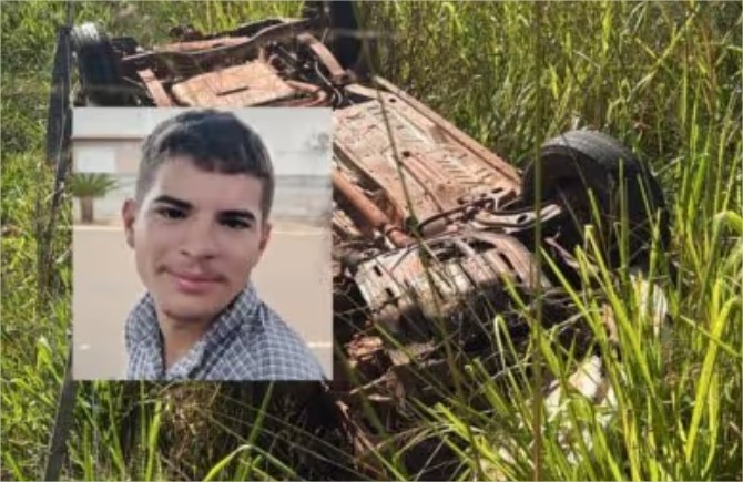 Jovem é encontrado com vida preso em caminhonete capotada após três dias