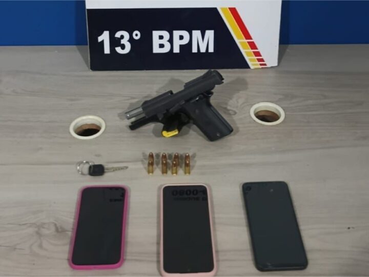 Polícia Militar prende dupla de faccionados e impede execução em Lucas do Rio Verde