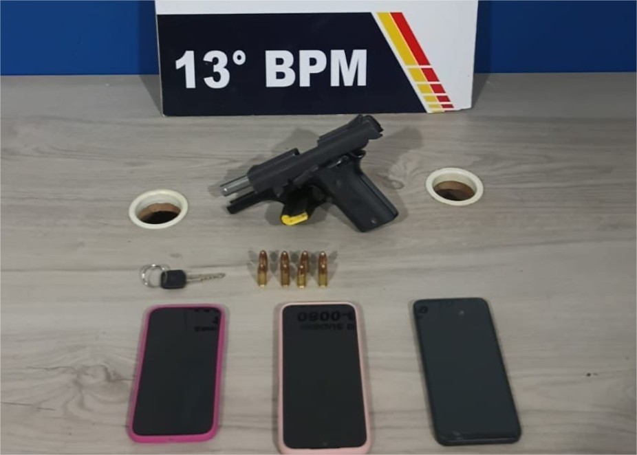 Polícia Militar prende dupla de faccionados e impede execução em Lucas do Rio Verde