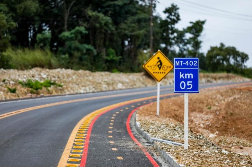 Estado inaugura asfalto novo ligando Ponte de Ferro e Coxipó do Ouro