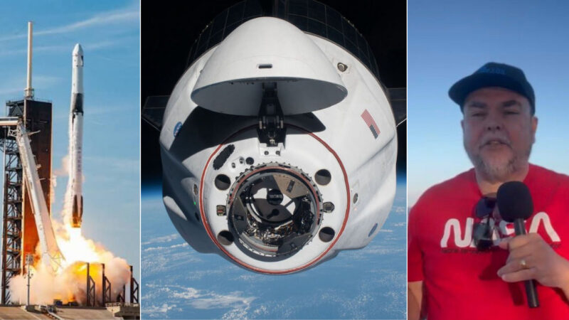 Brasileiro é convidado pela Nasa para cobrir ao vivo lançamento da missão CRS-34 da SpaceX