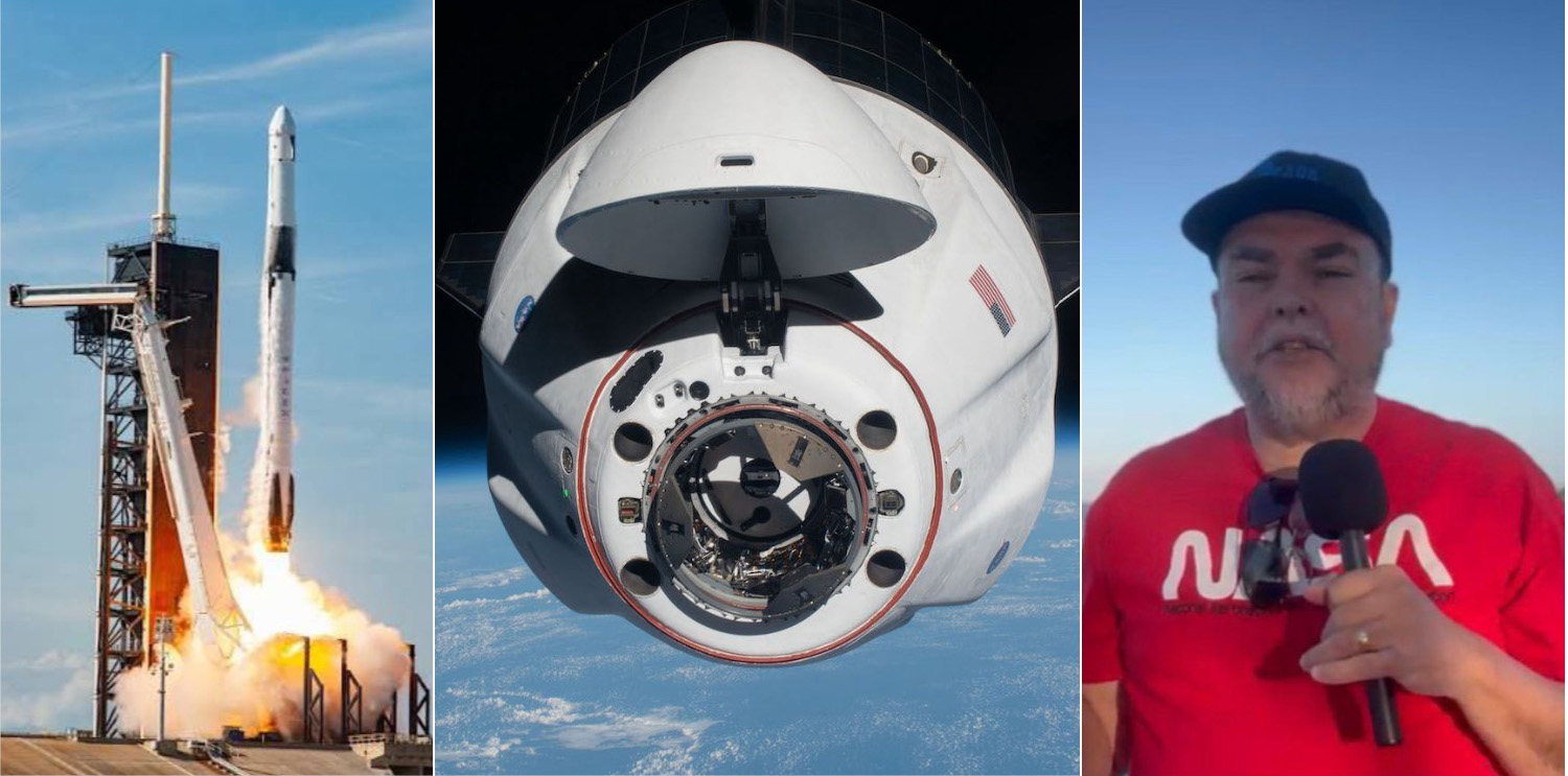 Brasileiro é convidado pela Nasa para cobrir ao vivo lançamento da missão CRS-34 da SpaceX
