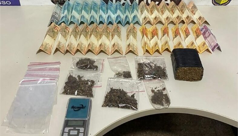 Cadeirante é preso em flagrante com drogas e dinheiro em Rondonópolis