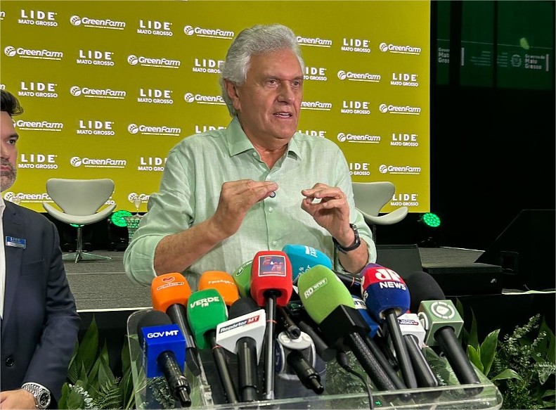 Em Cuiabá, Caiado diz que em 20 anos de PT só cresceu facção e corrupção