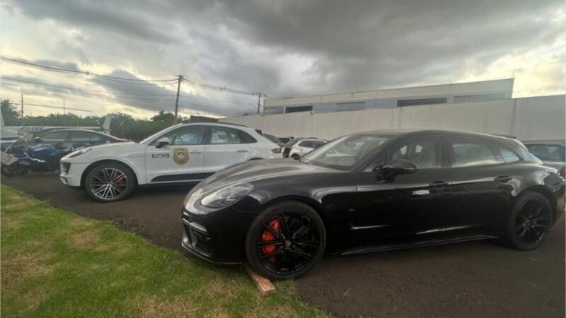 Facções sofrem baque bilionário em MT; Polícia bloqueia R$ 7,2 bilhões e apreende Porsches