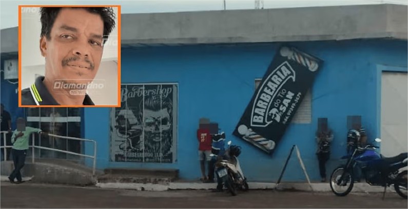 Faccionado do PCC é morto a tiros dentro de barbearia em MT