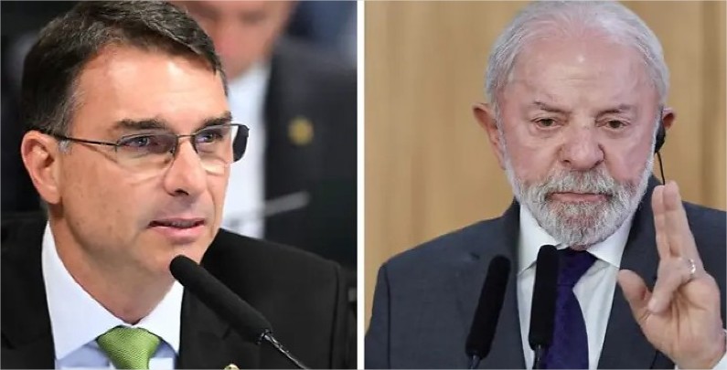 Flávio Bolsonaro aparece com 47% contra 44% de Lula em nova pesquisa