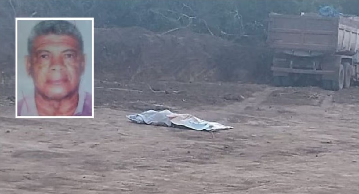 Idoso morre após ser atropelado pelo próprio caminhão em Chapada