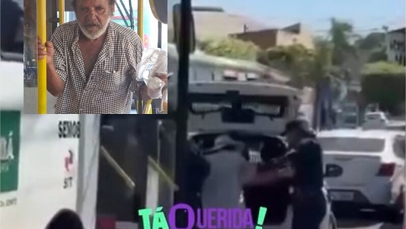 Vídeo: Idoso é detido suspeito de apalpar quatro mulheres em coletivo cuiabano