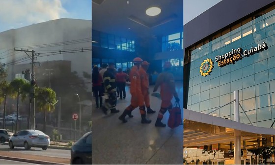 Incêndio no Shopping Estação mobiliza bombeiros e assusta clientes; vídeo