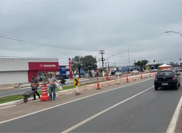 Obras do BRT entram em nova fase com implantação das estações em Várzea Grande