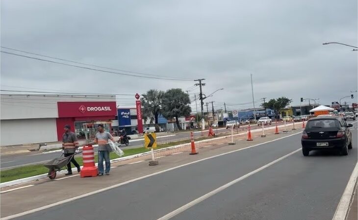 Obras do BRT entram em nova fase com implantação das estações em Várzea Grande