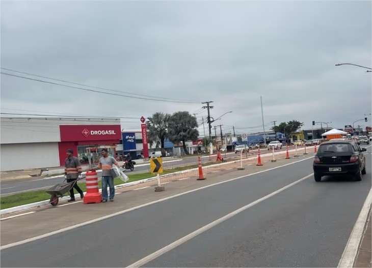 Obras do BRT entram em nova fase com implantação das estações em Várzea Grande