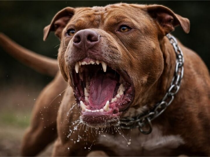 Pit bulls soltos matam cachorro na rua e dono é levado à delegacia