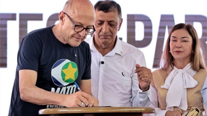 Governador lança construção de batalhões e viabiliza mais de mil novas moradias em MT