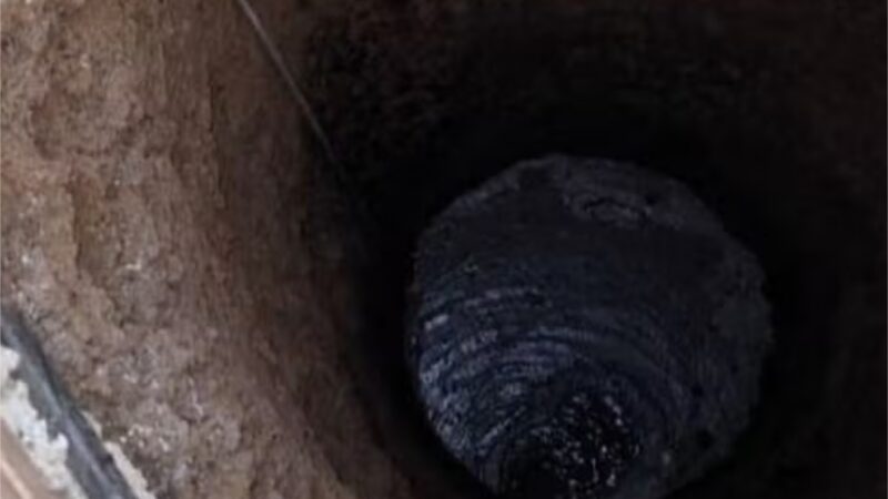 Menina de 5 anos é resgatada após cair em poço de 17 metros em MT