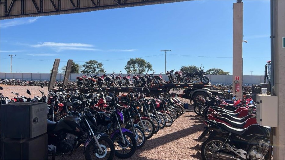 Polícia Militar frustra ‘rolezinho’ e apreende 91 motos em Rondonópolis