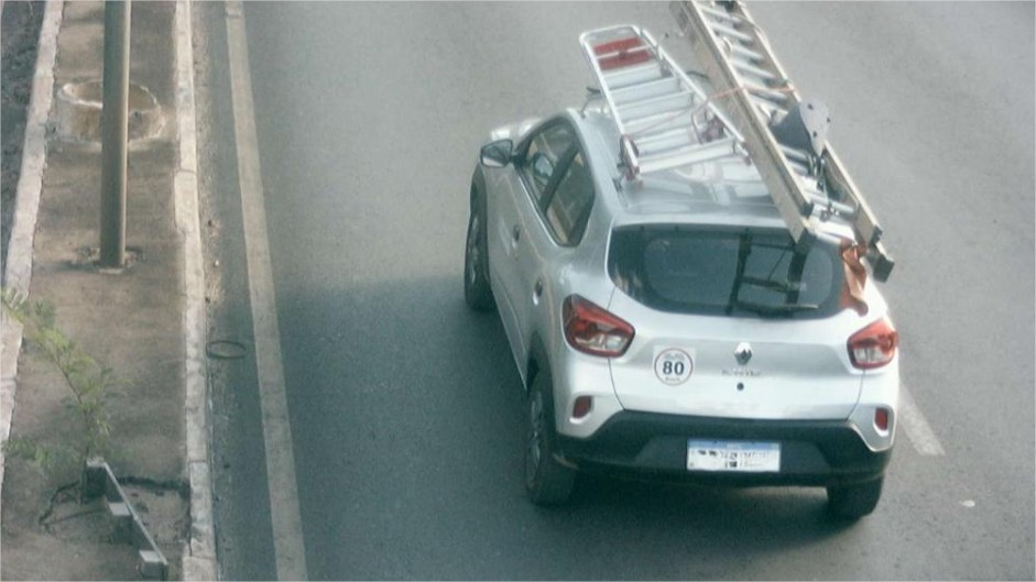 Imagens de câmeras do Vigia Mais MT auxiliam recuperação de carro menos de 2h após roubo