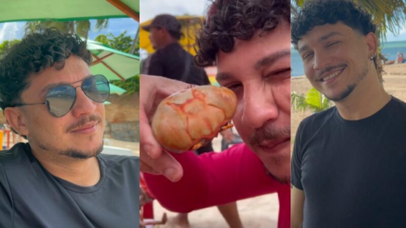 Turista de VG nunca havia comido caranguejo e morreu ainda na praia após experimentar; família pede ajuda para trazer o corpo