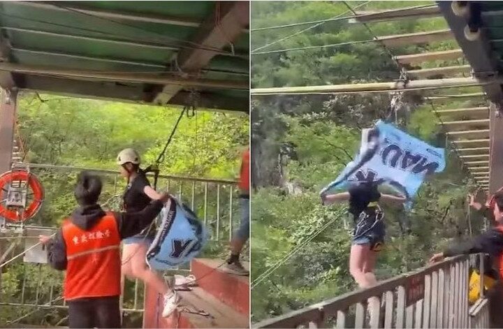 Outro caso: Jovem de 16 anos despenca de 168 metros após equipamento de tirolesa se romper; veja vídeo