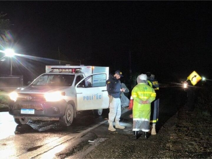 Idoso morre atropelado por vários caminhões em rodovia de MT