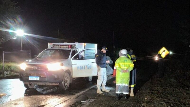 Idoso morre atropelado por vários caminhões em rodovia de MT