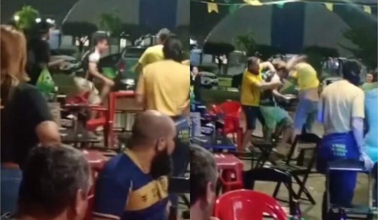 Vereador de MT se envolve em briga generalizada em bar; vídeos