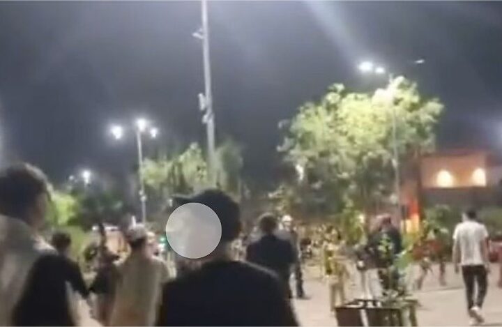 Vídeos flagram briga generalizada no Liceu Cuiabano com pancadaria e correria; veja