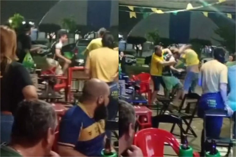 Vereador de MT se envolve em briga generalizada em bar; vídeos