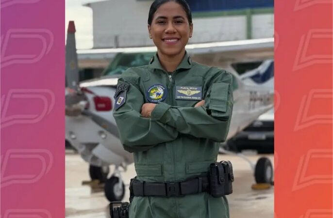 Capitã se torna 1ª mulher em equipe de aviões da segurança pública em Mato Grosso