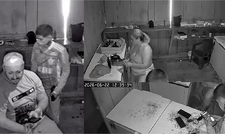 Imagens mostram casal amarrado em cárcere privado antes de confronto em MT