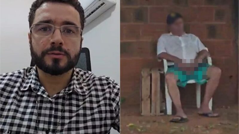 Idoso flagrado se masturbando presta depoimento e é solto em MT