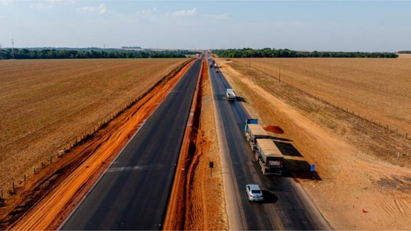 Obras do Governo de MT na BR-163 representam 28% dos investimentos em rodovias federais