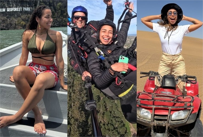 Engenheira de VG larga carreira bem sucedida para viajar pelo mundo; vídeos