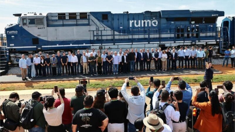 Governo inaugura 1º trecho da Ferrovia Estadual: ‘Mato Grosso é um exemplo do que o Brasil pode fazer’, afirma governador
