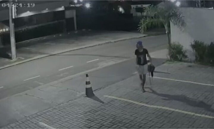 Vídeo: Ladrão ‘doidão’ volta a furtar comércios e é preso novamente em Cuiabá
