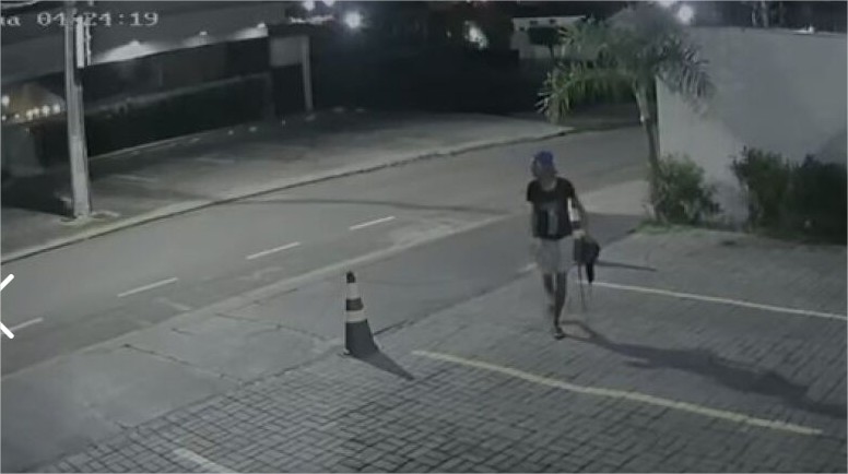 Vídeo: Ladrão ‘doidão’ volta a furtar comércios e é preso novamente em Cuiabá