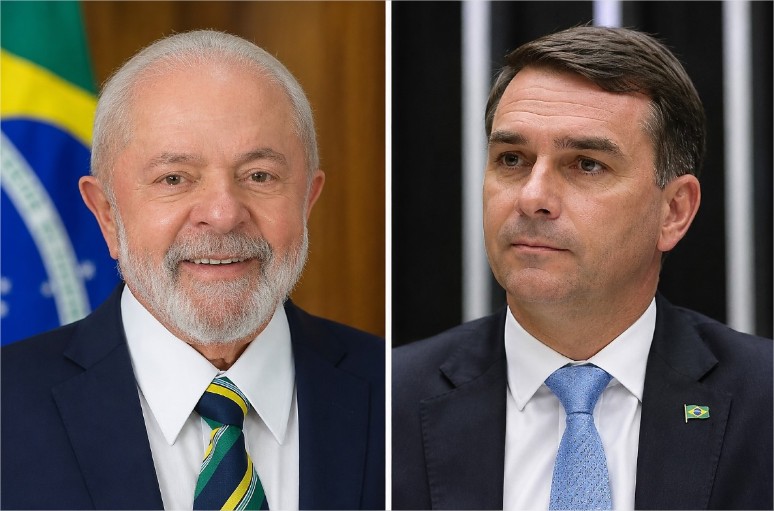 Lula e Flávio Bolsonaro participam de eventos em Mato Grosso no mesmo dia