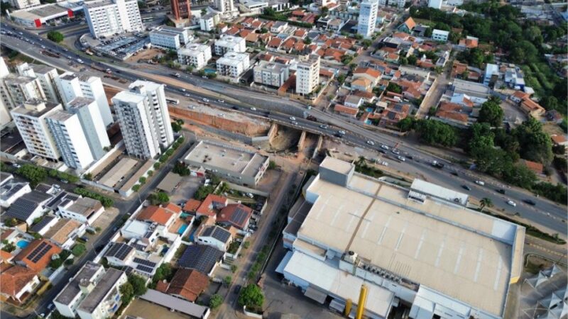 Obras do novo viaduto da Avenida Miguel Sutil avançam para etapa de lançamento de vigas