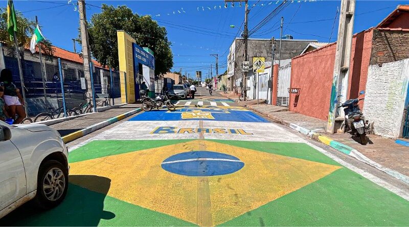 Prefeitura autoriza pinturas nas ruas para a Copa em Cuiabá