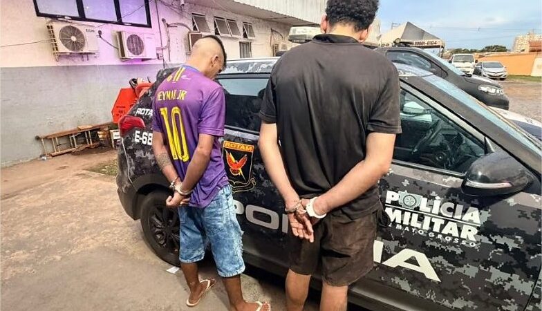 PM prende dupla e conclui captura de grupo que invadiu sítio de idoso em Cuiabá