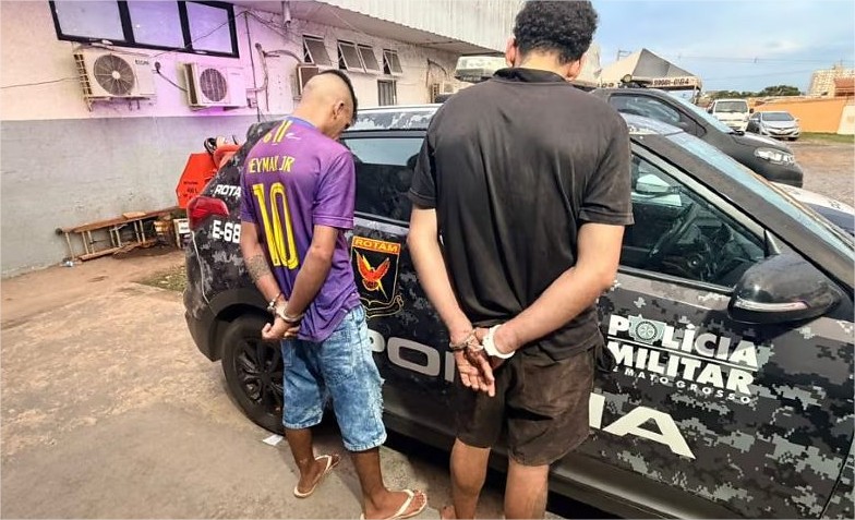 PM prende dupla e conclui captura de grupo que invadiu sítio de idoso em Cuiabá