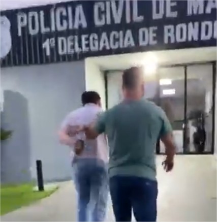 Vídeo mostra prisão de motorista de ônibus preso suspeito de estuprar criança