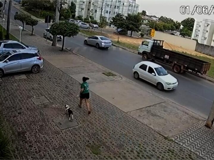 Ladrão de celular é perseguido por helicóptero e preso no CPA; vídeo